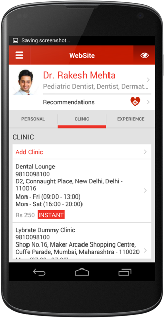 Lybrate - Practice Management Android App