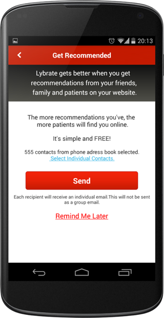 Lybrate - Practice Management Android App