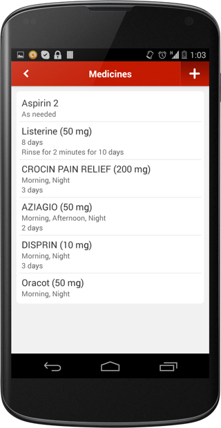 Manage Medicines on Lybrate - Practice Management app